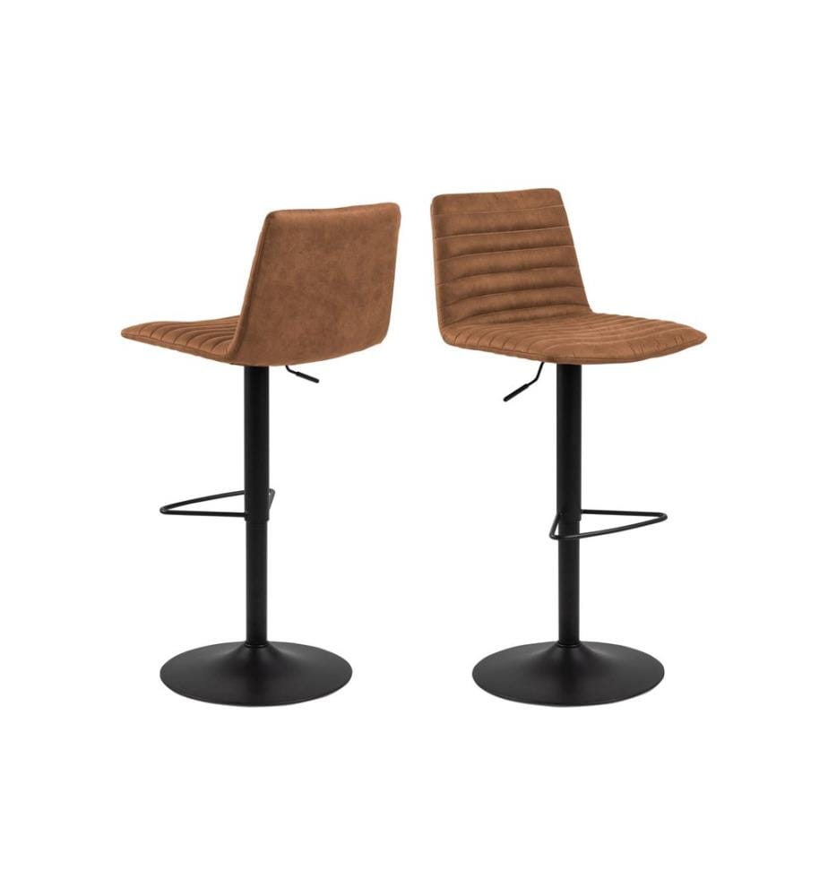 AC Design Barhocker Kimmy, 2 Stück, 50 x 110.5 cm, Camel