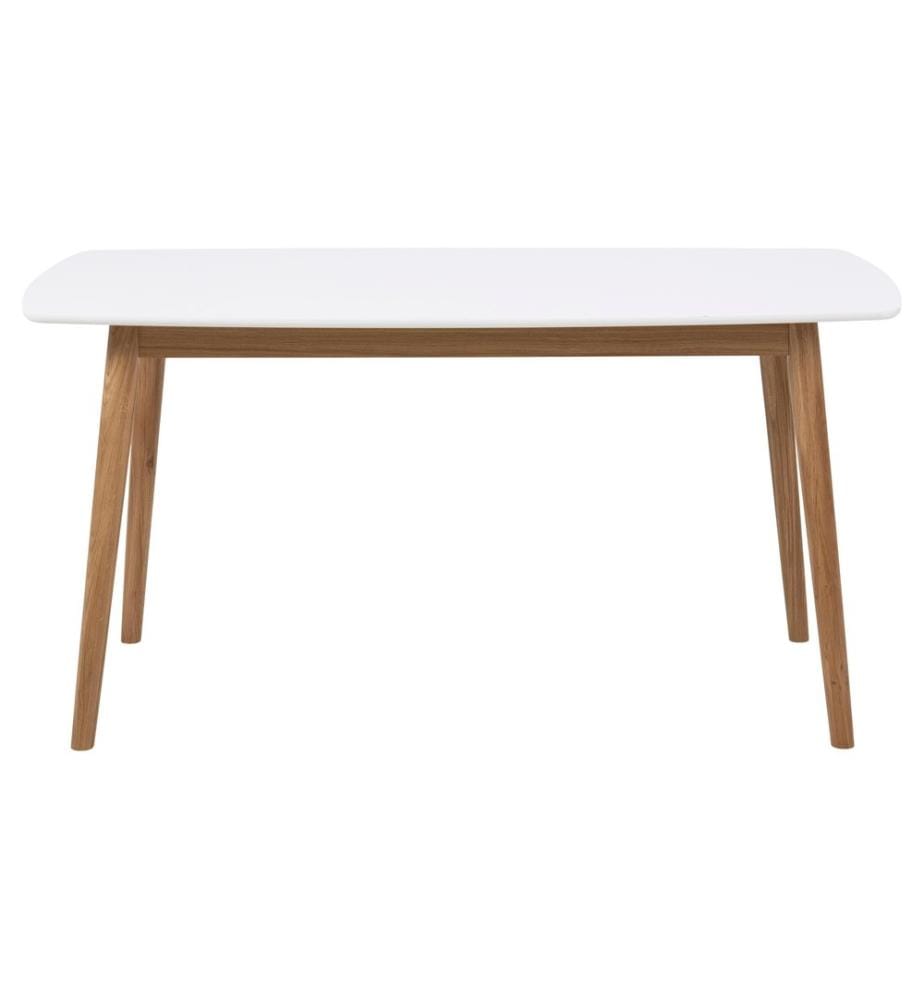AC Design Tisch Nagano Braun/Weiss