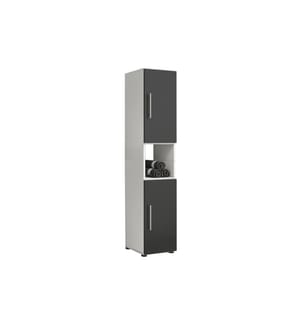 VCM Badezimmerregal Flandu 31 x 160 cm, Schwarz