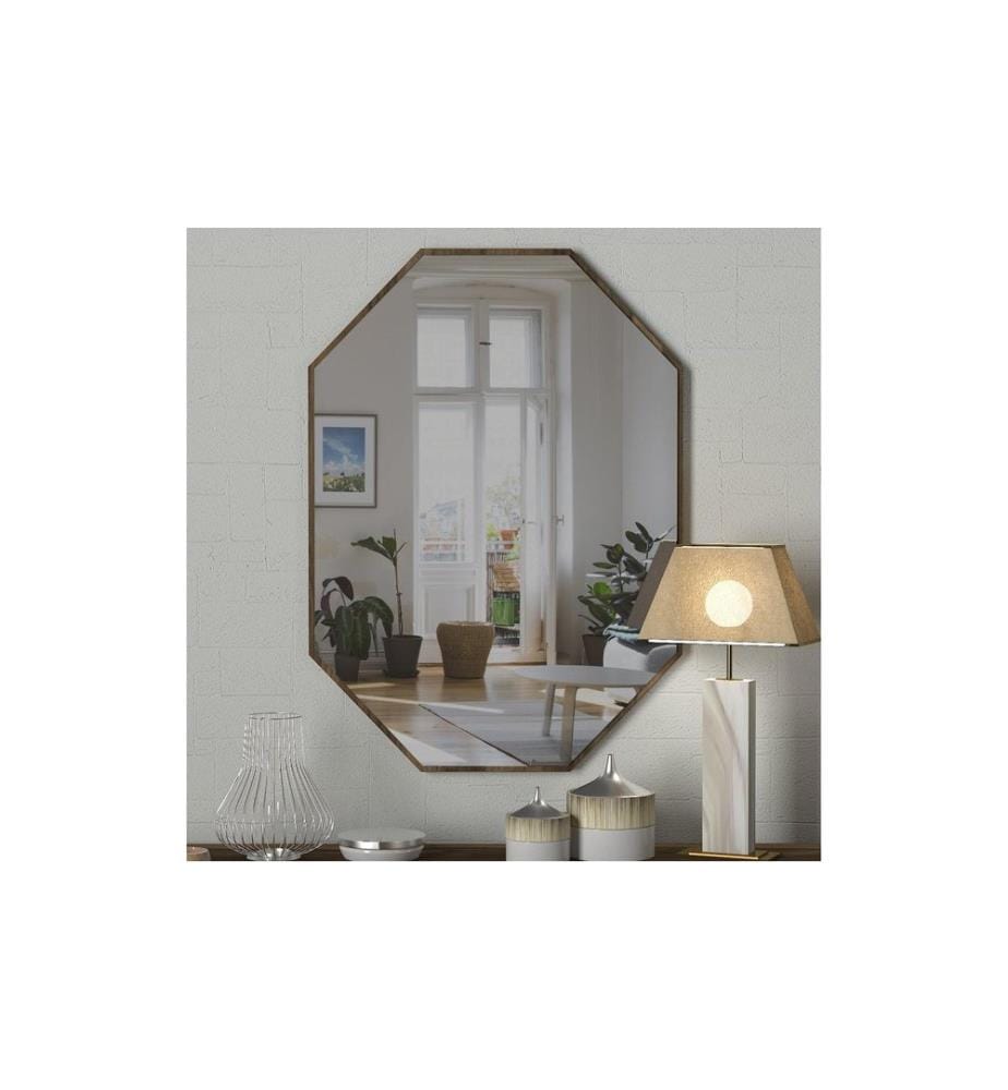 Woody Fashion Spiegel Lost 45 x 70 cm, Walnuss