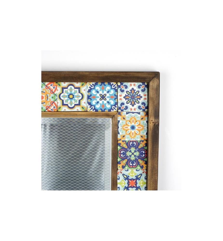 Woody Fashion Spiegel Sto016 32.5 x 33 cm, Mehrfarbig