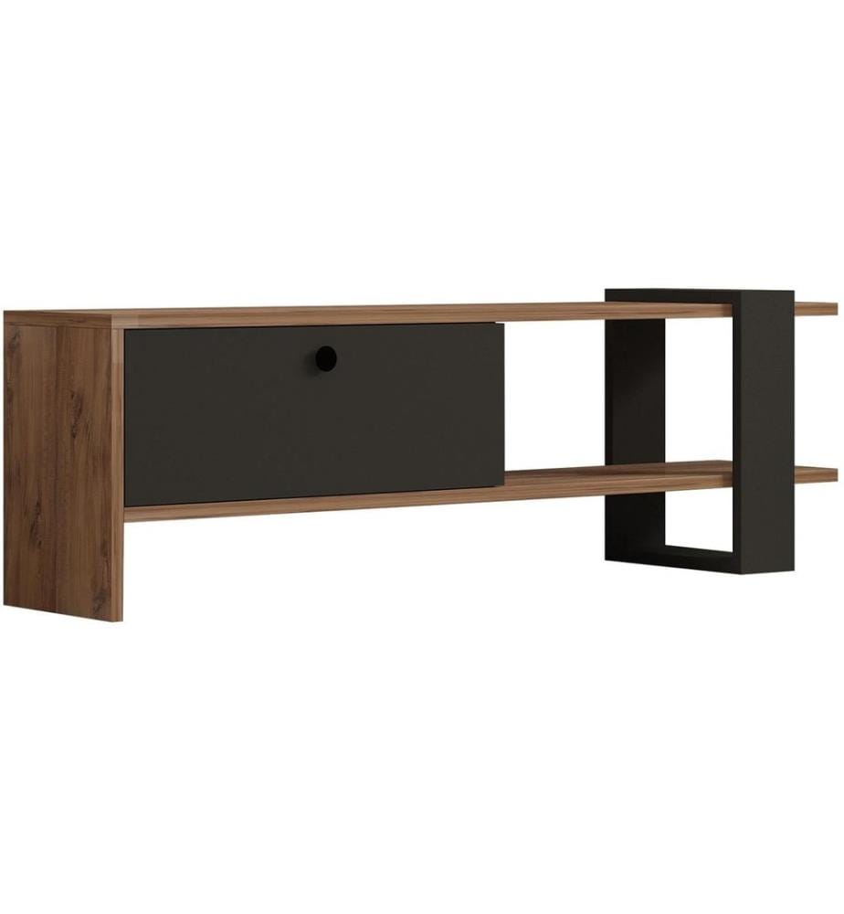 Woody Fashion TV-Möbel Ova 120 x 25 cm, Braun