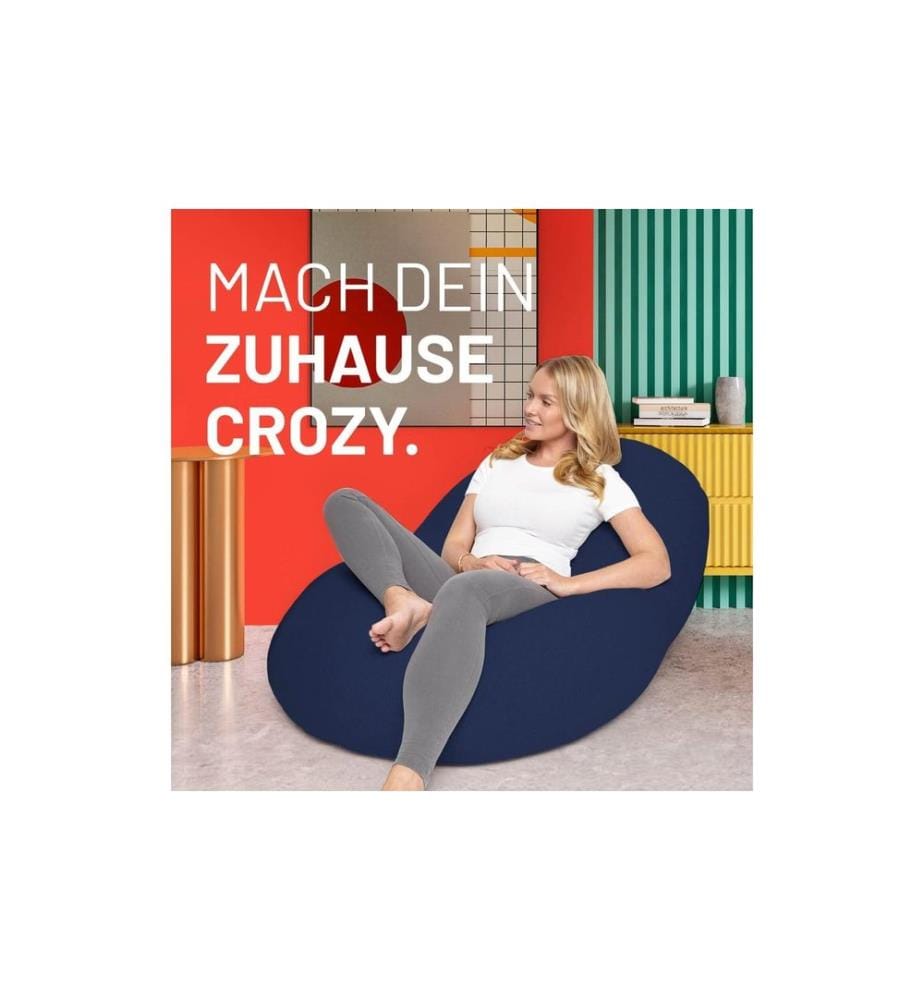 Lumaland Sitzsack Flexi Comfort 380 L, Nachtblau