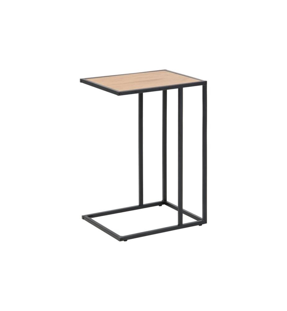 AC Design Beistelltisch Seaford Eiche/Schwarz