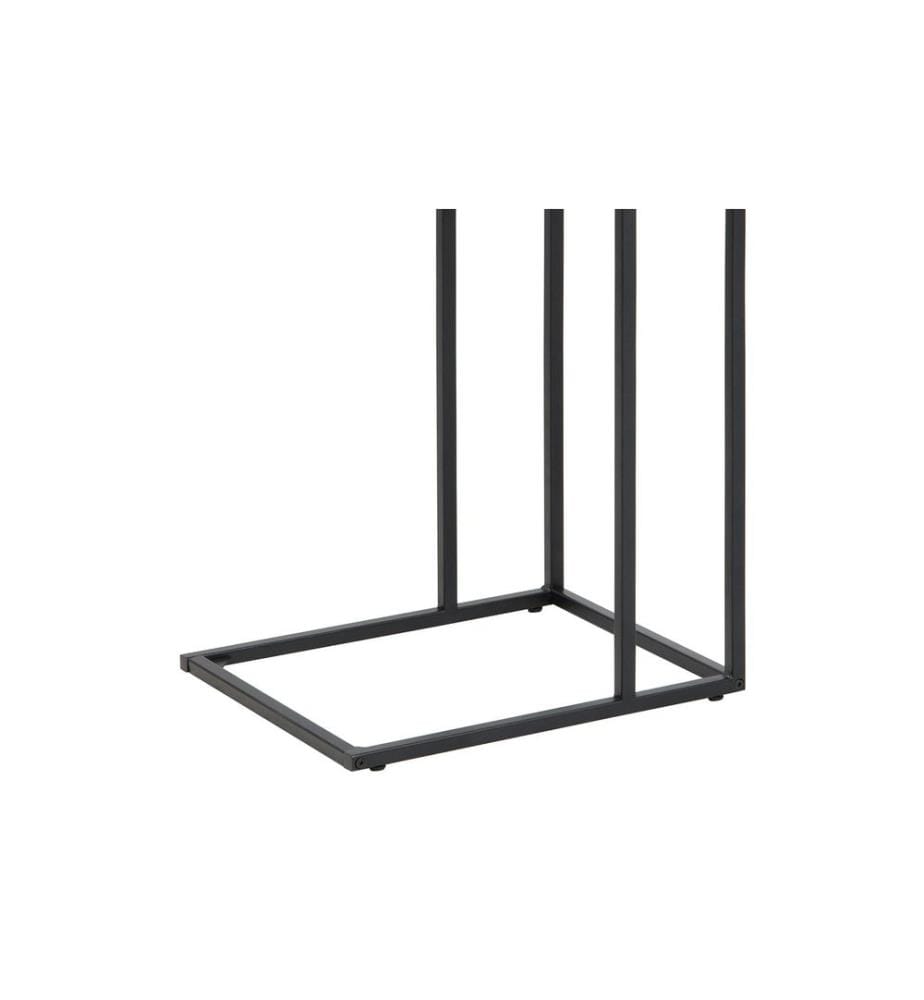 AC Design Beistelltisch Seaford Eiche/Schwarz
