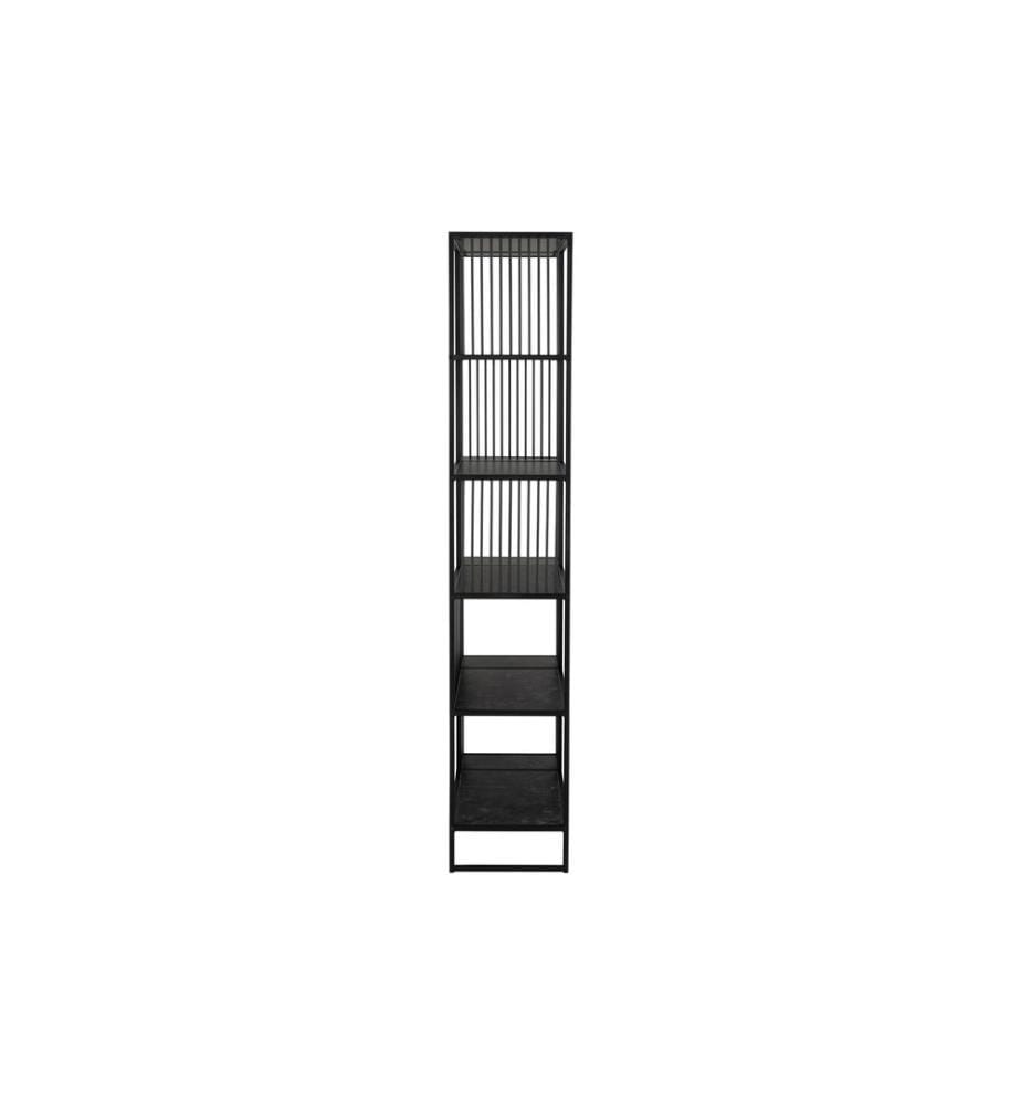 AC Design Regal Strington 85 x 35 x 185 cm, Schwarz