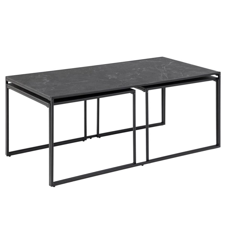 AC Design Couchtisch Infinity 120 cm x 48 cm, Schwarz