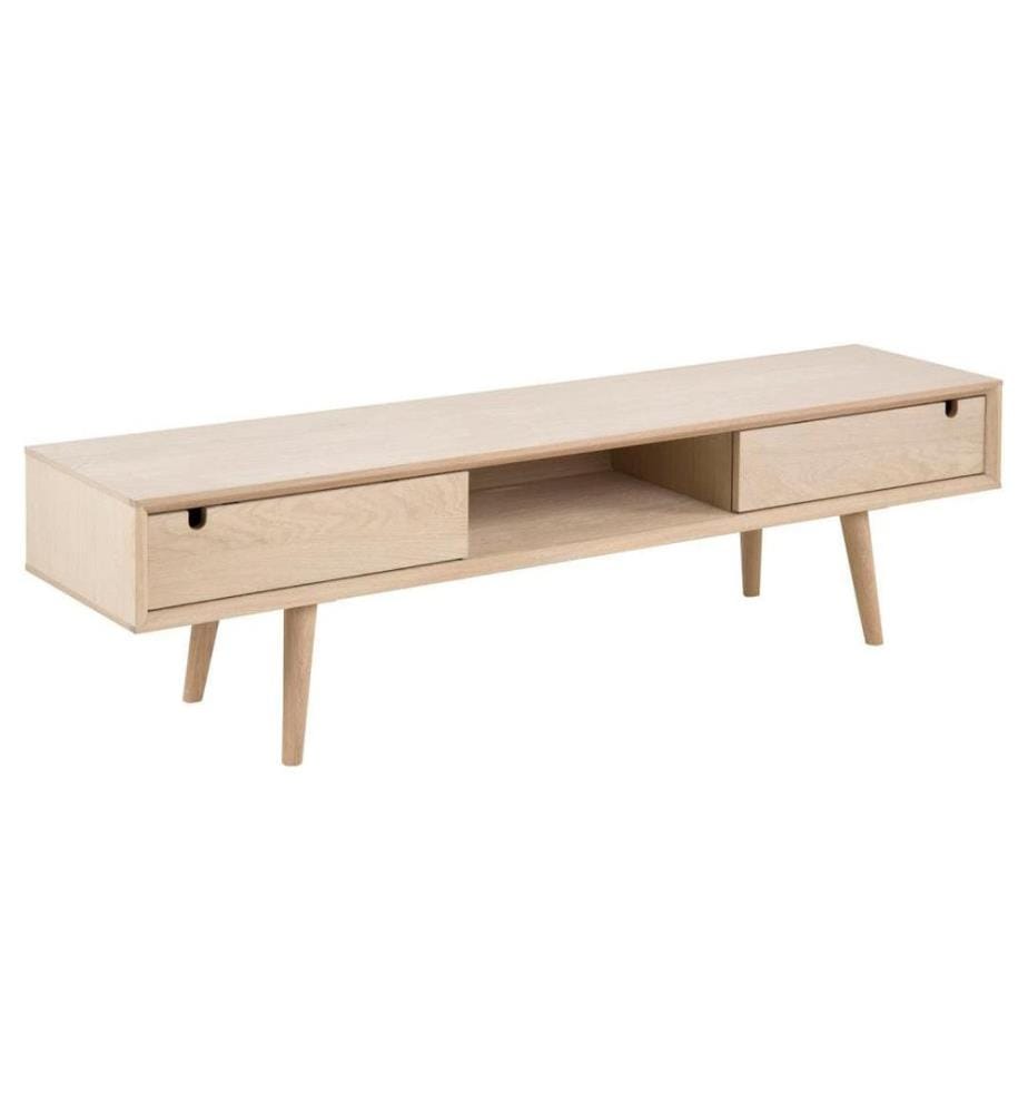 AC Design Meuble TV Century Brun, 160 x 38 x 43 cm