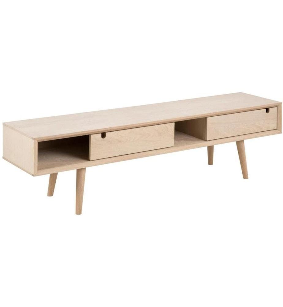 AC Design Meuble TV Century Brun, 160 x 38 x 43 cm