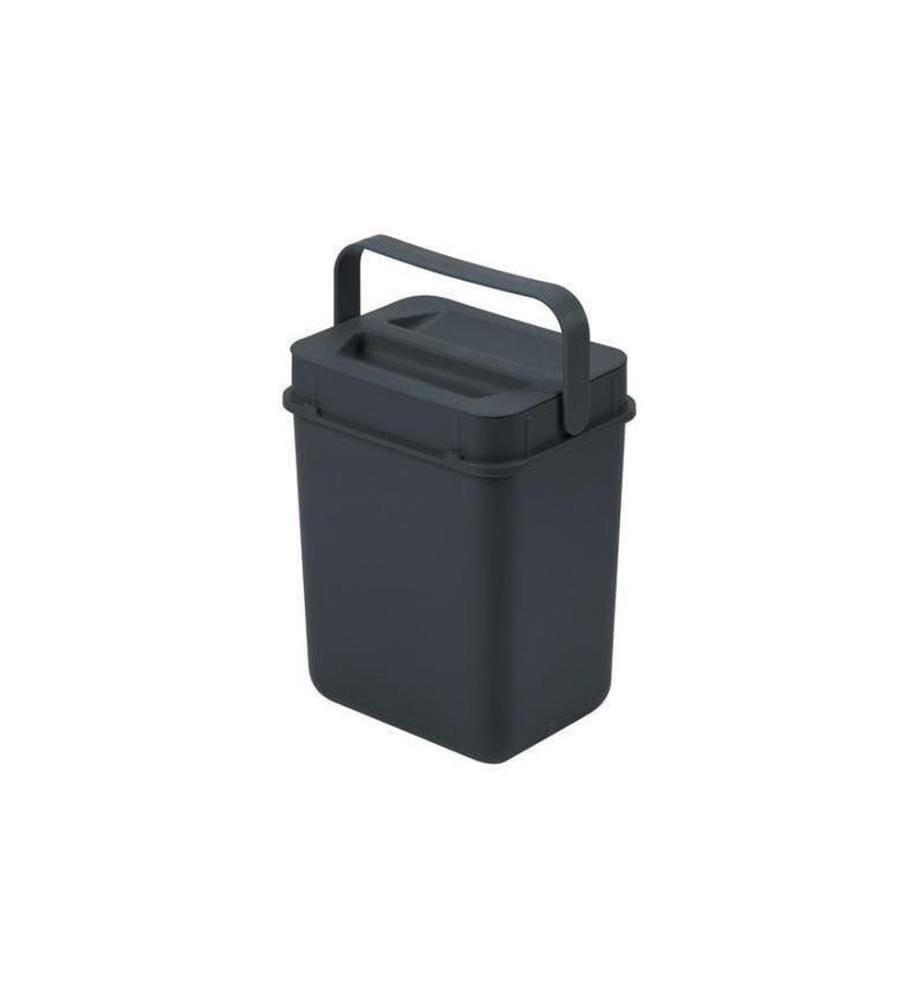 Müllex Komposteimer Boxx 5 l, komplett, Schwarz