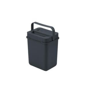 Müllex Komposteimer Boxx 5 l, komplett, Schwarz