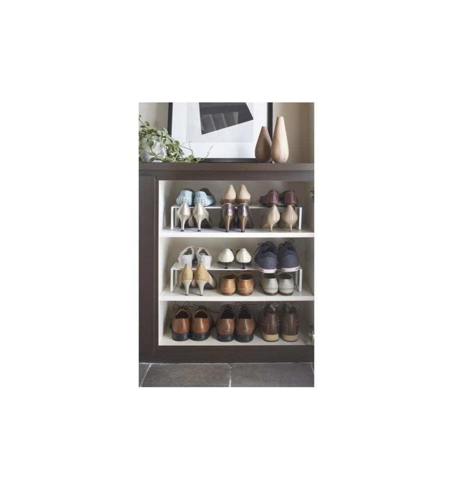 YAMAZAKI - Schuhregal Frame Stahl, Weiss