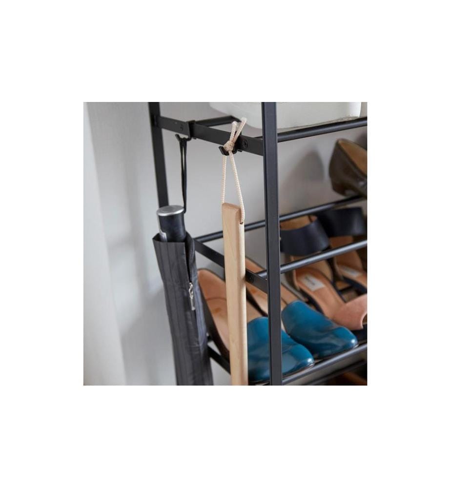 YAMAZAKI - Schuhregal Tower 6-stufig, Schwarz