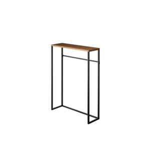 YAMAZAKI - Table console Tower 80,5 x 60 cm, Brun/Noir