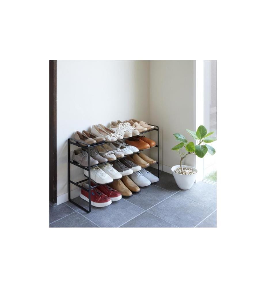 YAMAZAKI - Schuhregal Tower 41 x 25 x 46 cm, Schwarz