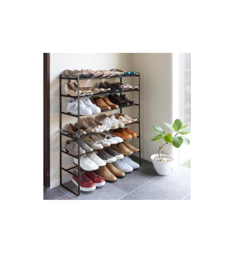 YAMAZAKI - Schuhregal Tower 41 x 25 x 46 cm, Schwarz