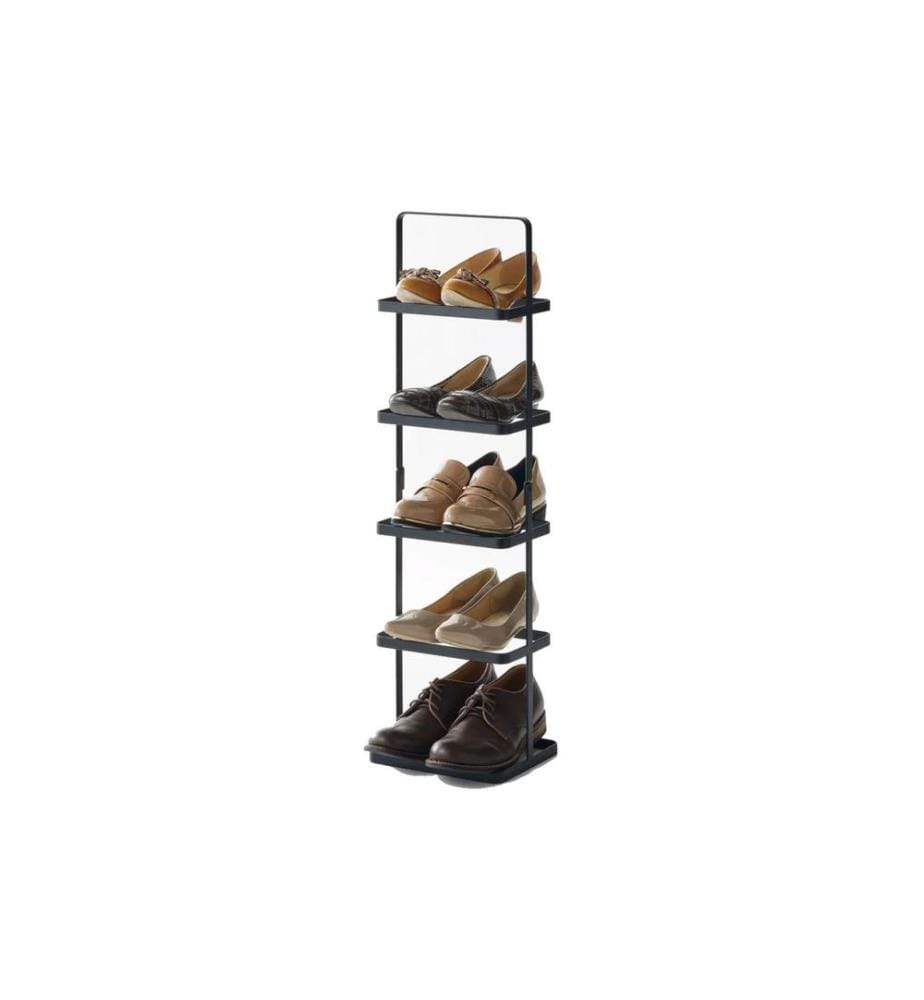 YAMAZAKI - Schuhregal Tower 22 x 77.5 cm, Schwarz