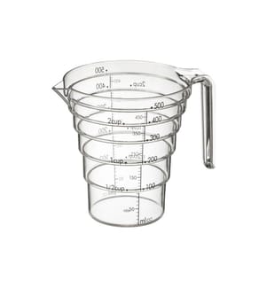 YAMAZAKI - Verre mesureur 5 dl, Transparent