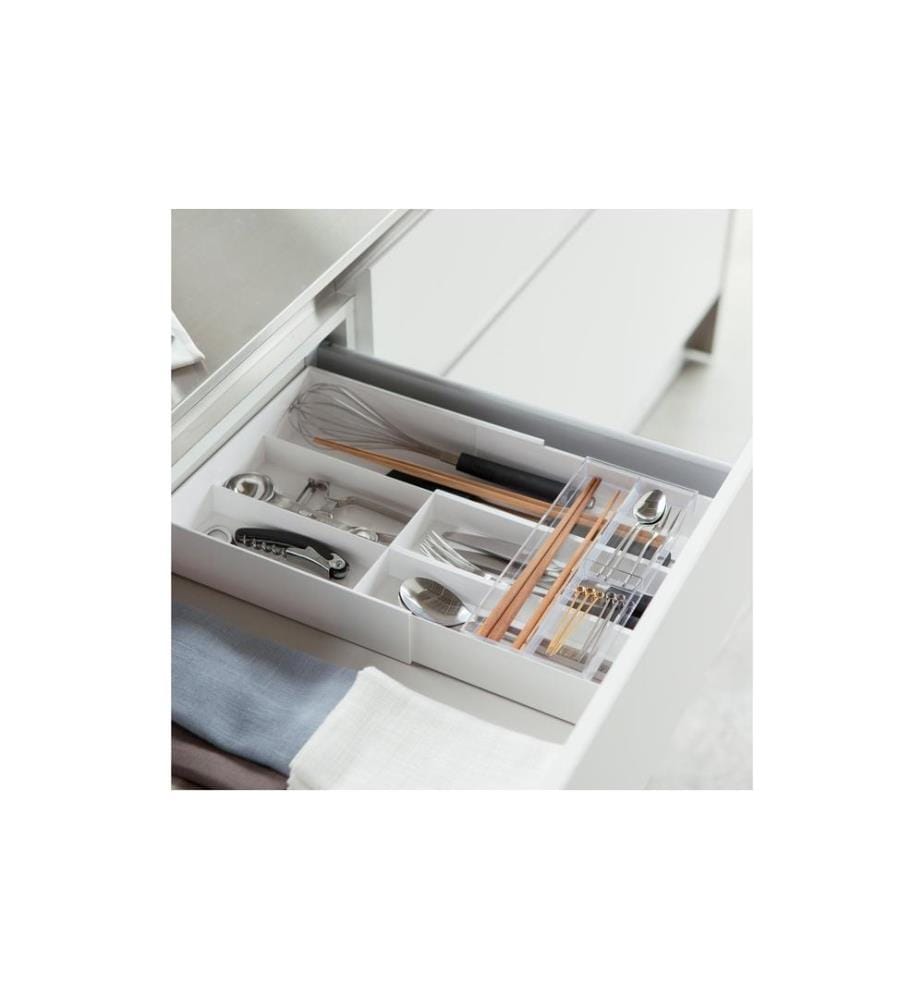 YAMAZAKI - Casier à couverts TOWER Blanc