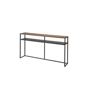YAMAZAKI - Table console TOWER 126 x 65 cm, Noir