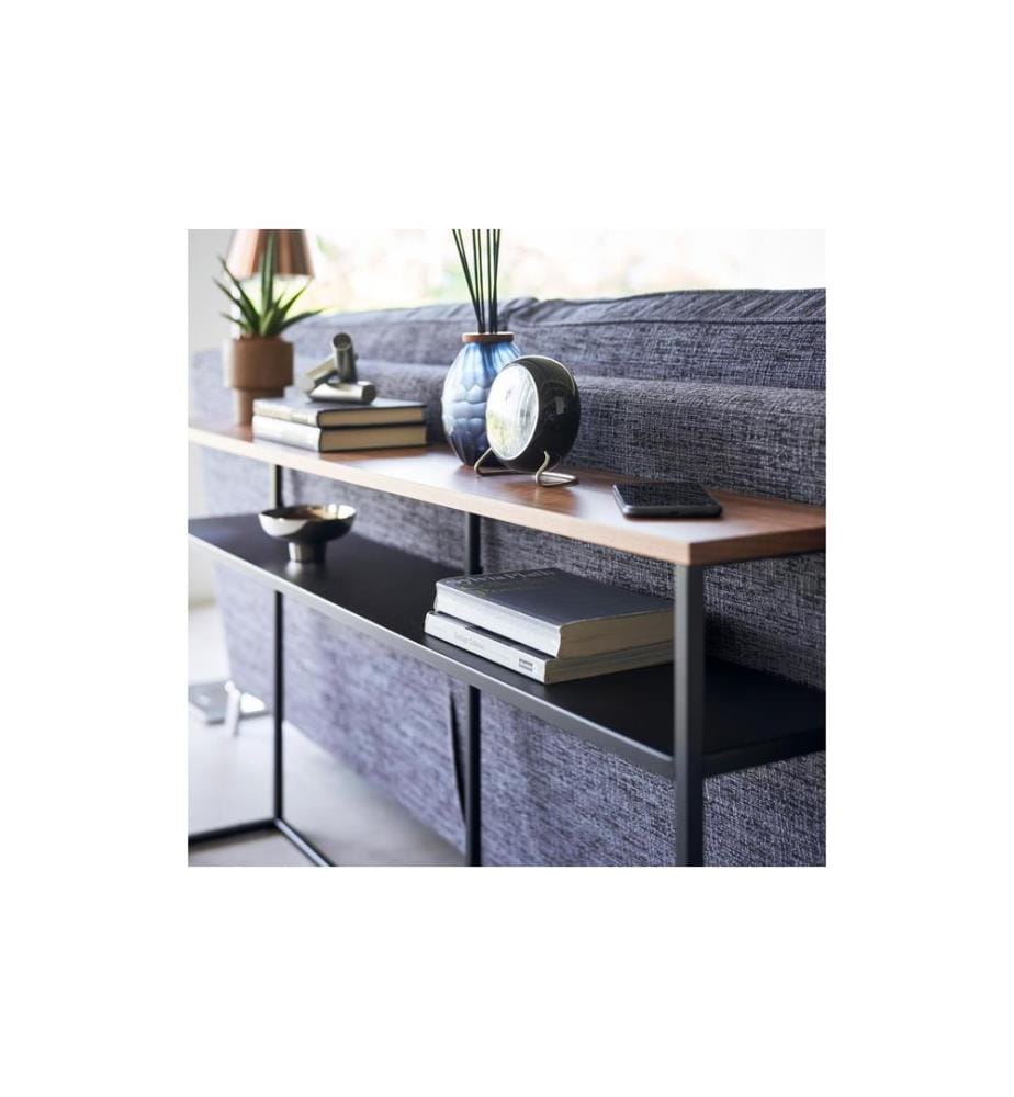 YAMAZAKI - Table console TOWER 126 x 65 cm, Noir