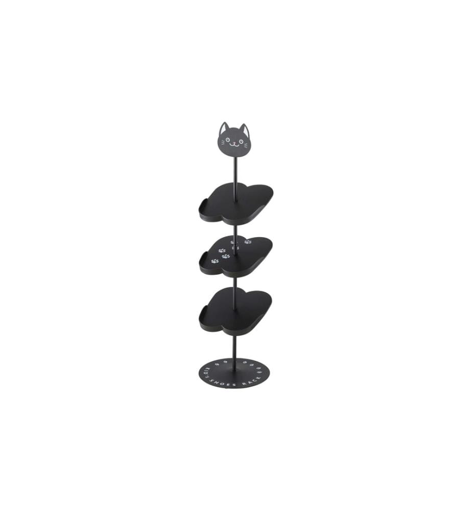 YAMAZAKI - Schuhregal Katze 67 cm, Schwarz
