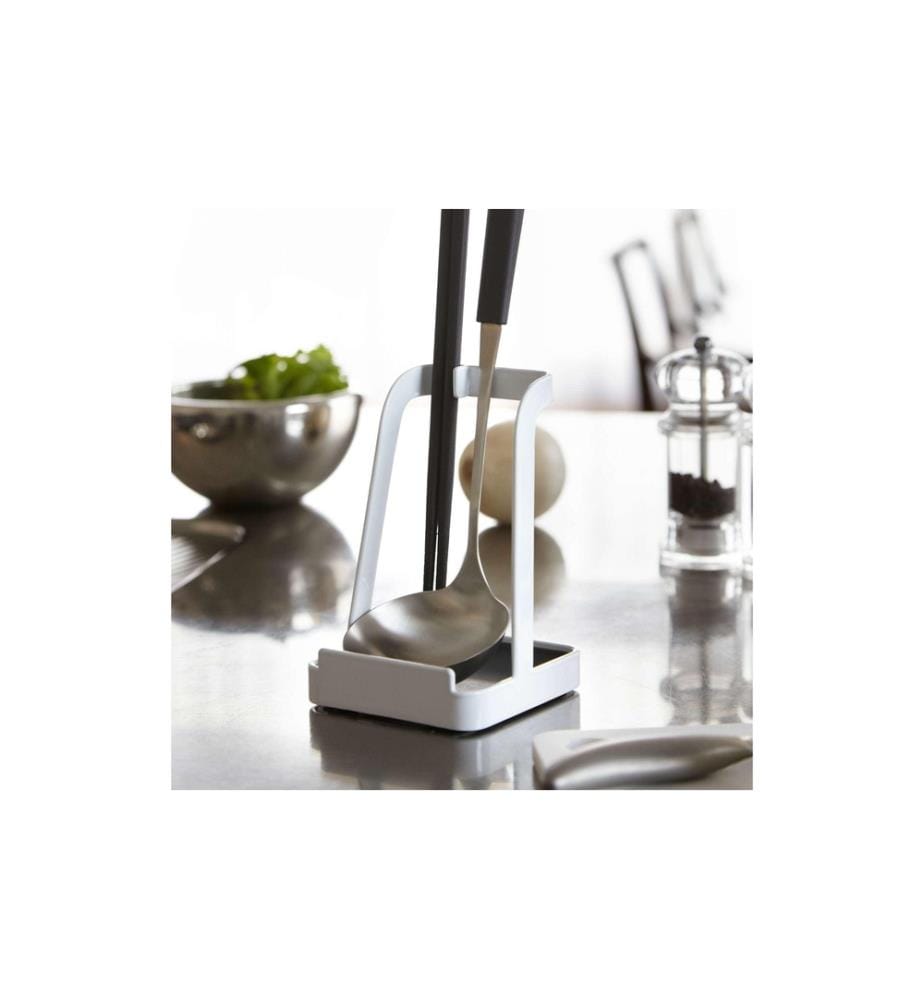 YAMAZAKI - Couvercle et Supports de casserole Tower Blanc