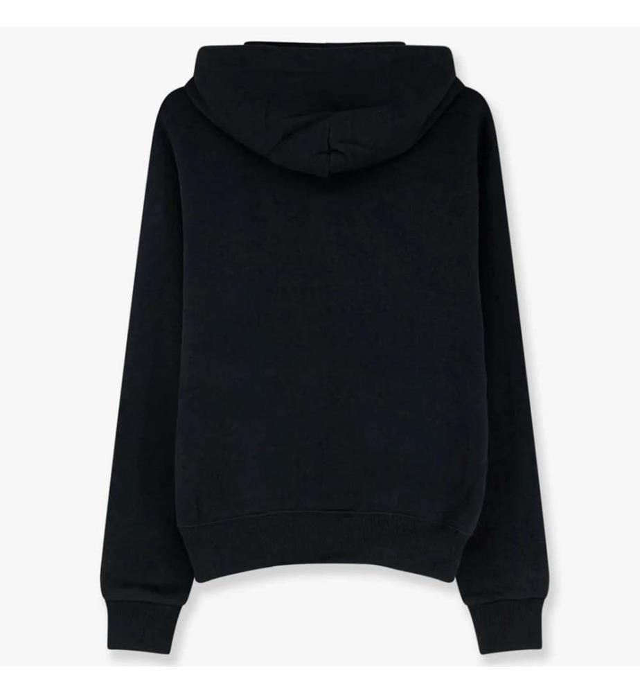 Giacca con cappuccio in cotone - Nero
