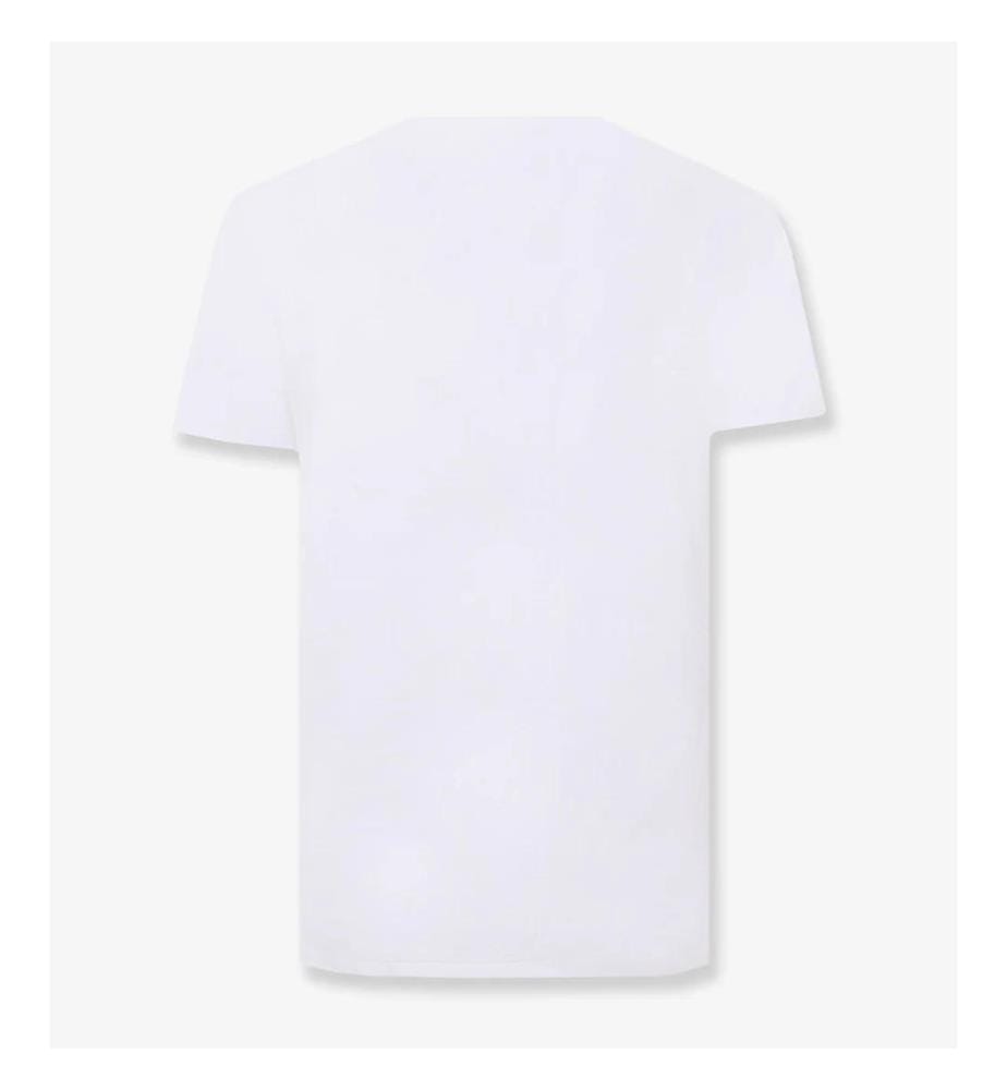 Baumwoll-T-Shirt - Weiss