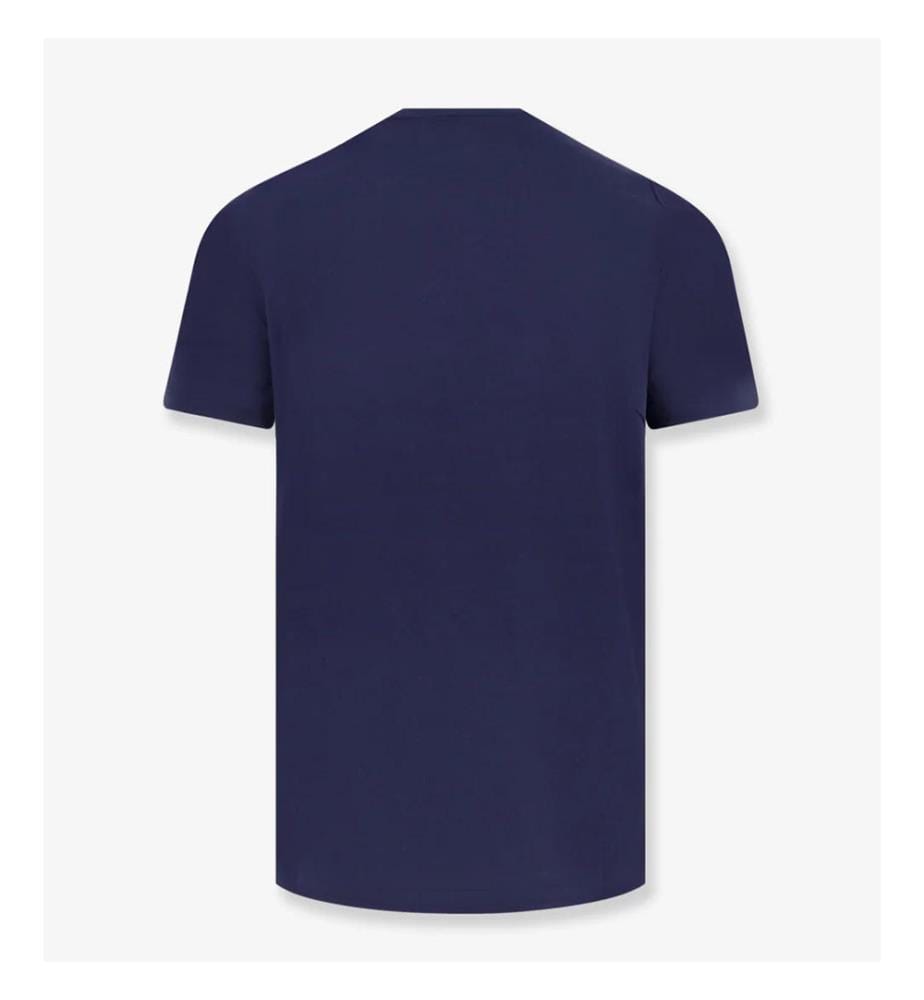 Baumwoll-T-Shirt - Marineblau