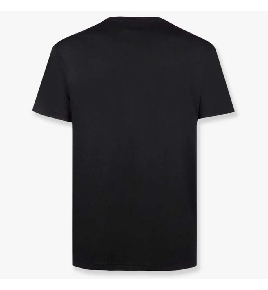 Baumwoll-T-Shirt - Schwarz