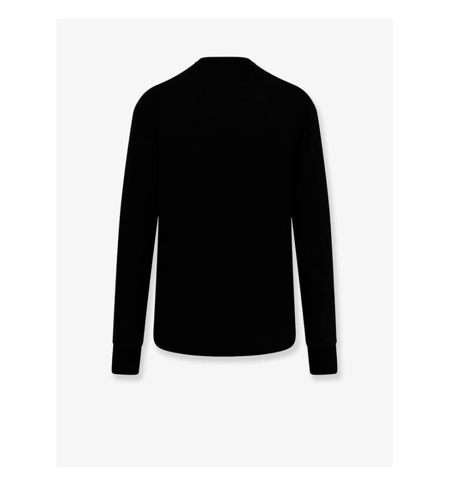 Maglietta a maniche lunghe in cotone Soft Touch - Nero