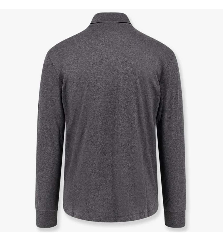 Pull Col roulé en Coton - Gris