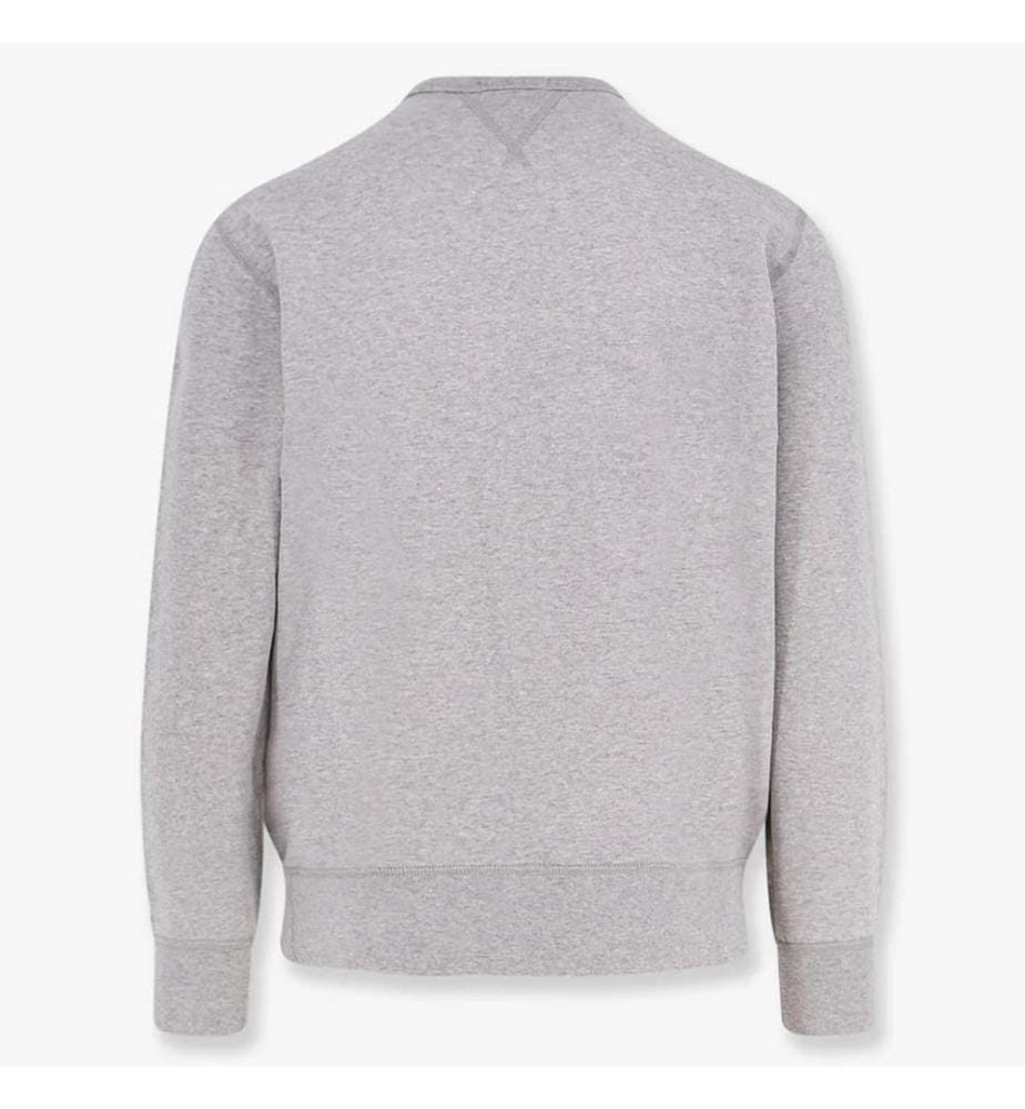 Baumwoll-Sweatshirt - Hellgrau
