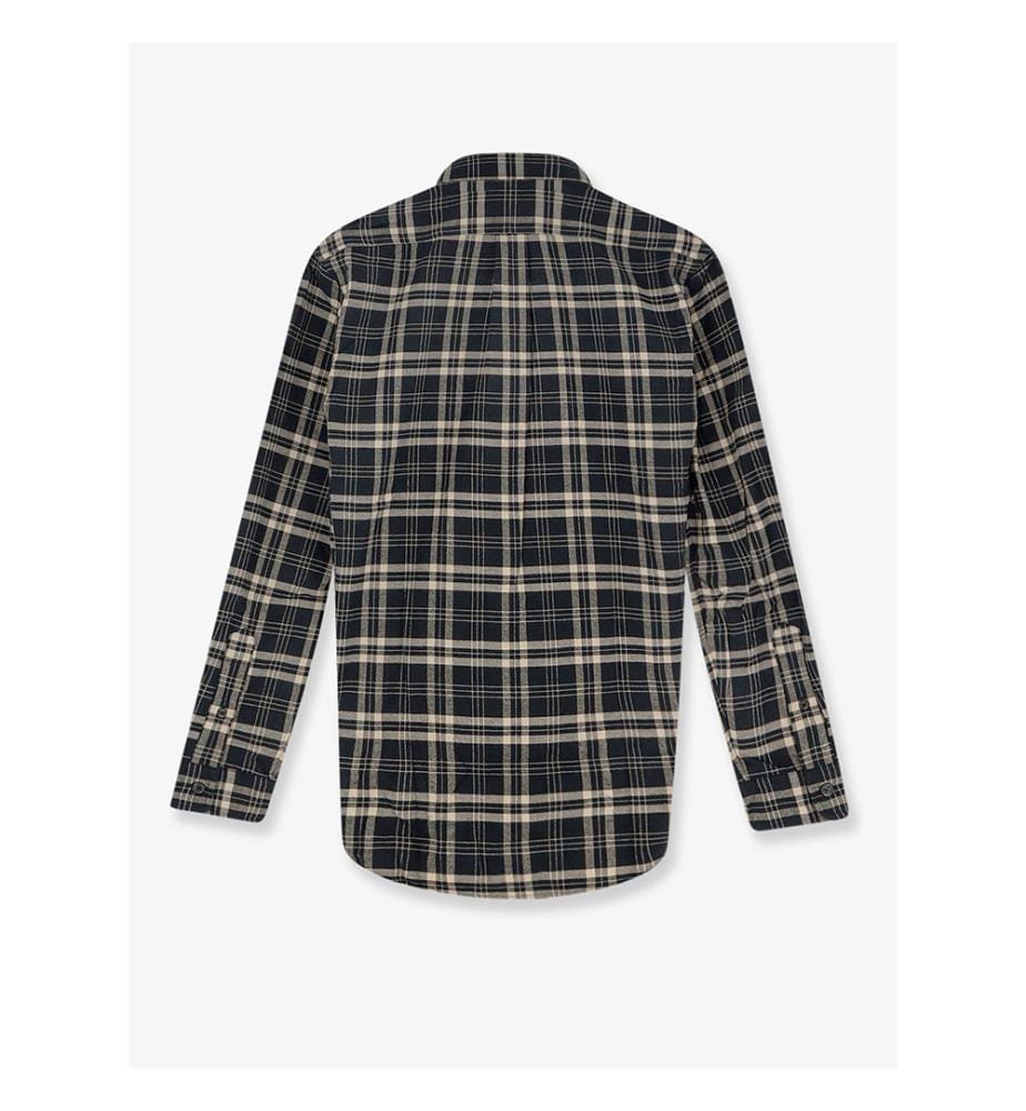 Performance Custom Fit shirt - Black & Beige