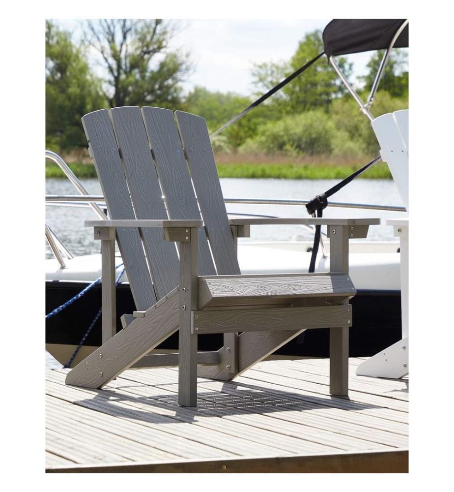 Gartenstuhl ADIRONDACK Hellgrau