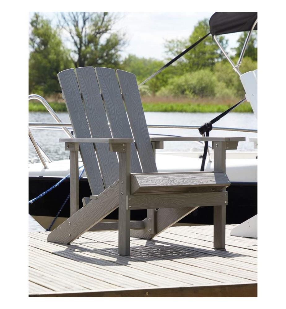 Gartenstuhl ADIRONDACK Dunkelgrau