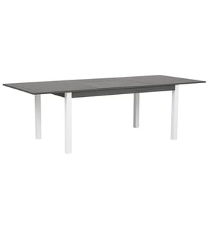 Ausziehbarer Gartentisch PANCOLE 168/248 cm 100 cm Metall Grau