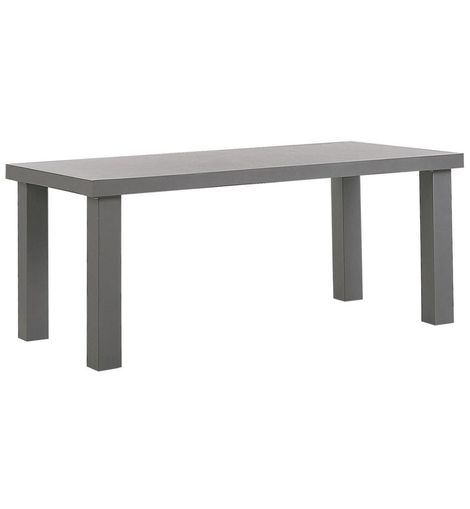 Gartentisch TARANTO 180 cm 90 cm Beton Grau