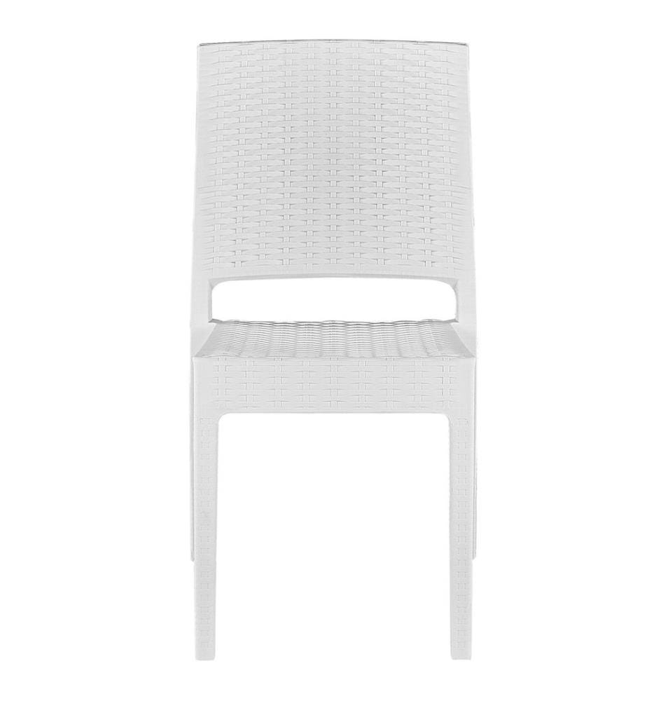 Gartenmöbel Set 6-Sitzer FOSSANO Weiss