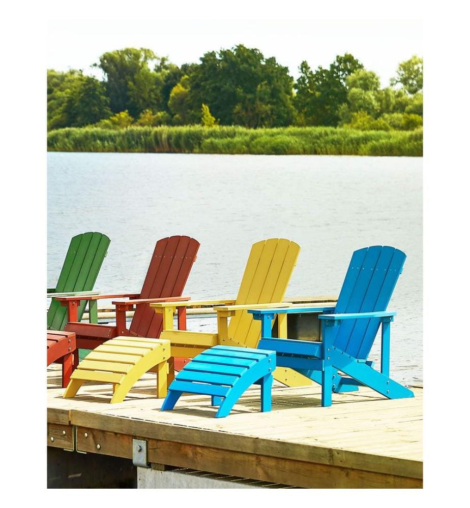 Chaise de jardin ADIRONDACK Bleu