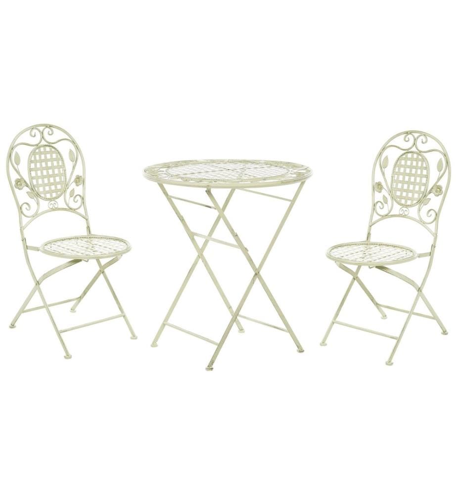 Bistro Set klappbar BIVIO Metall Hellgrün
