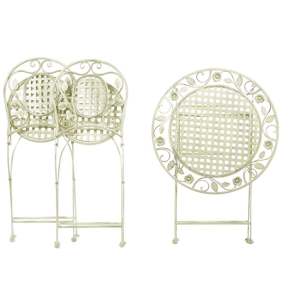 Bistro Set klappbar BIVIO Metall Hellgrün