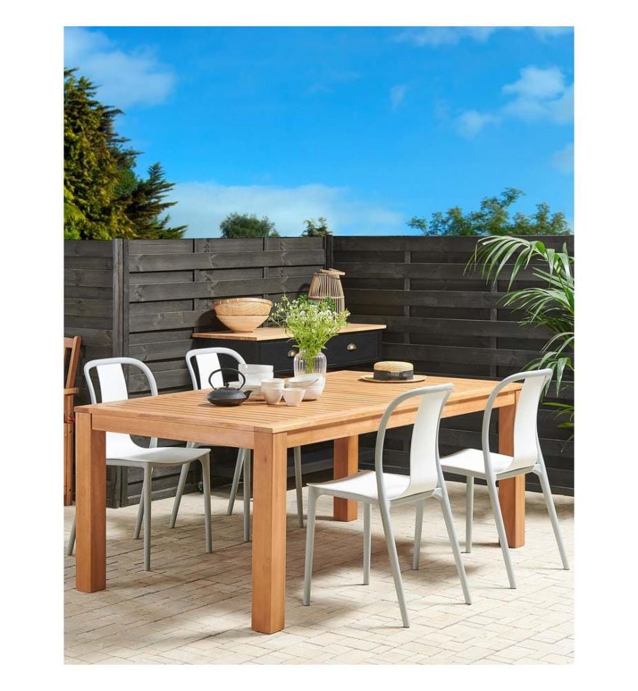 Gartenstuhl 4er Set SPEZIA Weiss