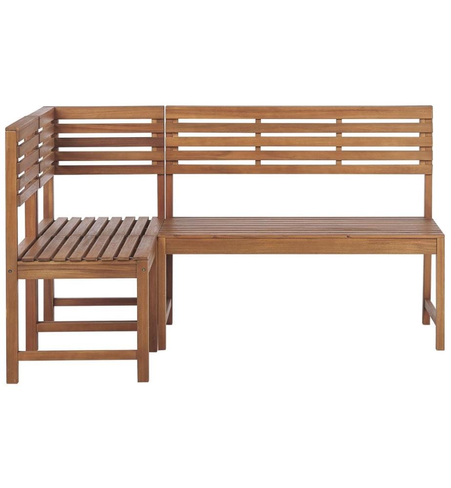 Balkonmöbel Set 4-Sitzer TREIA Akazienholz Braun
