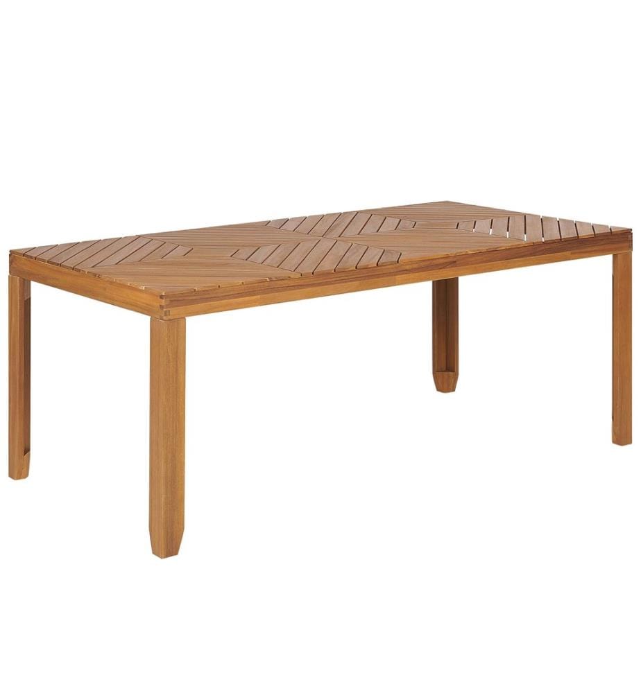 Gartentisch BARATTI 180 cm 90 cm Akazienholz Braun