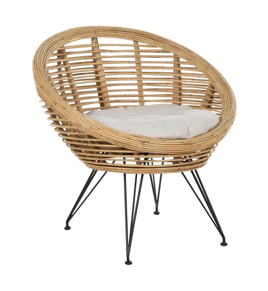 Gartenstuhl MARATEA Rattan Naturfarben