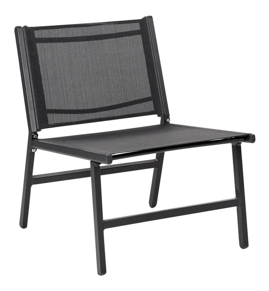 Chaise de jardin MARCEDDI Métal Noir