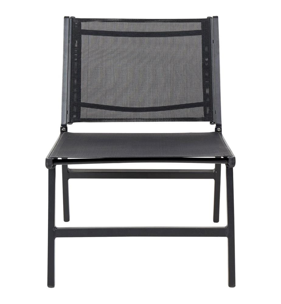 Chaise de jardin MARCEDDI Métal Noir