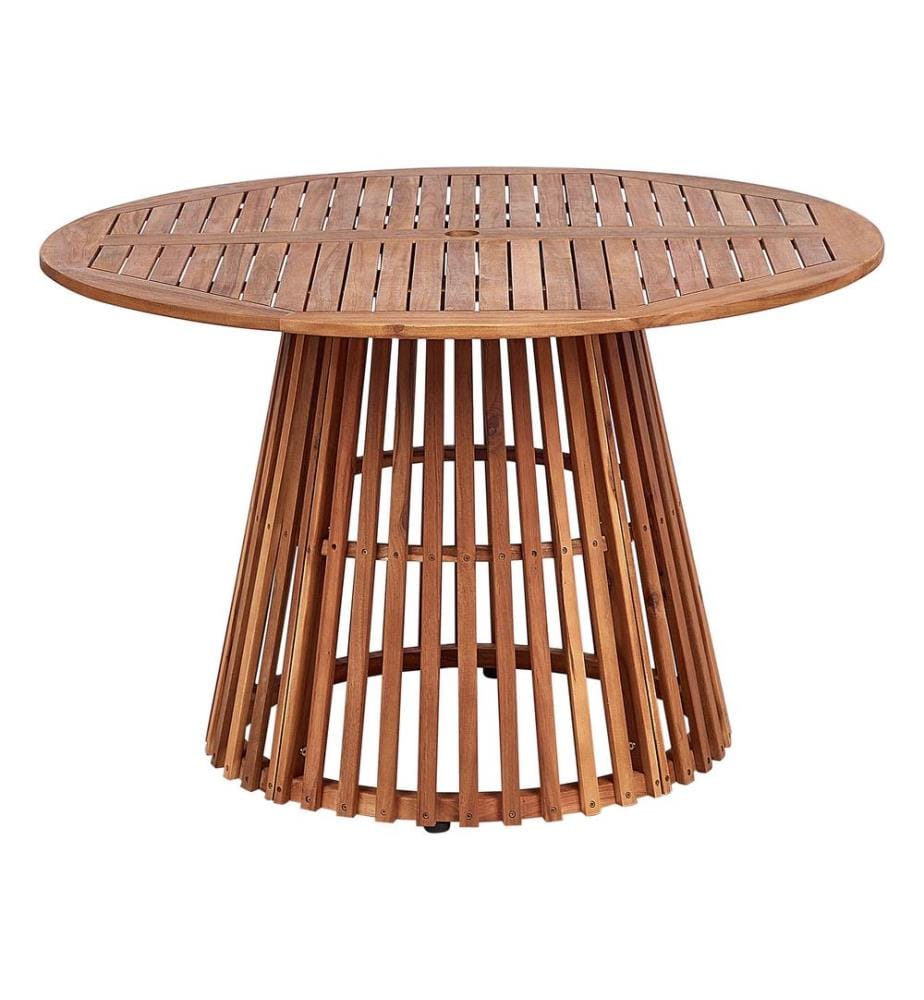Gartentisch AGELLO 120 cm 120 cm Akazienholz Braun